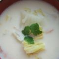 007beniisi's cooksnap of when they made 白菜とベーコンのクリームスープ.