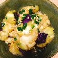 mi0yo4's cooksnap of when they made レンジで簡単♡蒸しナスのラー油和え.