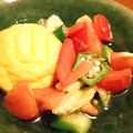 かすがべ's cooksnap of when they made ひんや～り♪魚河岸あげと夏野菜の出汁漬け.