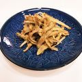 ❁Abake❁'s cooksnap of when they made ごぼうのあげきんぴら.
