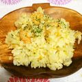 yu☆ミ's cooksnap of when they made 簡単☆チキンピラフ エビピラフ.