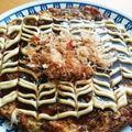 ジャスフォー's cooksnap of when they made ＠低糖質 おから粉お焼き お好み焼き風.
