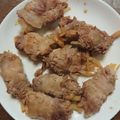 amadokoro's cooksnap of when they made 新生姜の肉巻き.