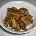 プーニー's cooksnap of when they made ポリポリごまごぼう.