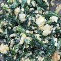 mcapちゅん's cooksnap of when they made 夏を元気に！つるむらさきとゆで卵のサラダ.
