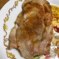 優希‪‪！'s cooksnap of when they made 給料日前の節約メニュー☆肉巻きハンペン.