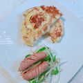 yesmama's cooksnap of when they made おもちーずホットケーキ.