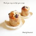 ウメ吉さん's cooksnap of when they made 摘み立てブルーベリーで作るマフィン♪.