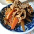 NAGANO久留米's cooksnap of when they made 豚こま肉入りきんぴらごぼう.