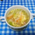 ととろ＆めい's cooksnap of when they made カニカマの春色スープ☆.