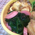 みや☆なな's cooksnap of when they made ★簡単★魚肉ソとほうれん草クレソル炒め★.