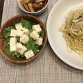 ぷくみち's cooksnap of when they made 島豆腐と水菜のポン酢サラダ.