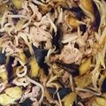 とろーるる's cooksnap of when they made 豚バラなすモヤシのポン酢炒め.