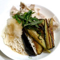 フレンチブルブル's cooksnap of when they made 揚げ焼きナスと豚しゃぶのみぞれ素麺.
