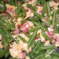 tomicheru's cooksnap of when they made 朝ごはんに♪いんげんとベーコンの卵炒め☆.