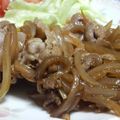 もるむ's cooksnap of when they made ダイエット中でも美味しく！豚肉の生姜焼き.