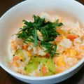 ralara2525's cooksnap of when they made レンジで簡単！塩鮭といり卵のちらし寿司☆.
