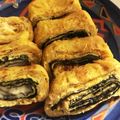 kanjuna's cooksnap of when they made のりチーズ入り卵焼き☆お弁当に.