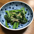 えままり's cooksnap of when they made ∽∽小松菜とほたて缶のさっと炒め∽∽.
