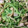 やぁちゃん0420's cooksnap of when they made 豆苗とベーコンのソテー.