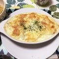 じゃここ・ω・'s cooksnap of when they made 糖質制限 豆腐クリーム海老グラタン.
