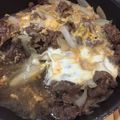虎蓮坊's cooksnap of when they made パパ特製♥牛肉と玉葱の卵とじ✴✴.
