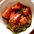 すけ３☆'s cooksnap of when they made トマトとオクラの梅オカカあえ.