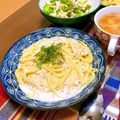 たっくんvv's cooksnap of when they made ソースたっぷり!!明太子クリームパスタ.