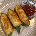 れいP☆'s cooksnap of when they made オクラのチーズピカタ豚肉巻き.