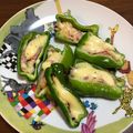 ふっくのパン屋さん's cooksnap of when they made ピーマンのベーコンチーズ焼き.