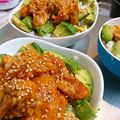 ゆるмαмα's cooksnap of when they made 鶏カルビ風★至福のアボカド丼.