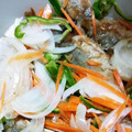 ぷりんちょこ♪'s cooksnap of when they made 簡単！あじの南蛮漬け.