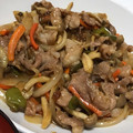 みー３２'s cooksnap of when they made 豚こまのさっぱり甘辛炒め☆.