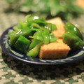 ぽっぽぺぺ's cooksnap of when they made ピーマンと厚揚げの照り焼き.