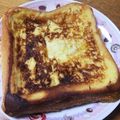 miumini's cooksnap of when they made かりふわ♪☆超厚切りフレンチトースト☆.