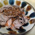 イーエルエイチ's cooksnap of when they made 牛肉薄切り焼き　自家製宮のたれ風使用☆.