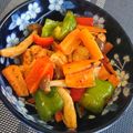 みきぶぅぶぅ's cooksnap of when they made ピリ辛鶏ゴマ油炒め×SHiBORO.