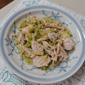 イチゴ、イチゴ。's cooksnap of when they made 醸し鶏 きのこソースの酒粕仕立て.