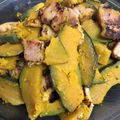 ミケろん☆'s cooksnap of when they made かぼちゃとベーコンの炒め物♡お弁当に♡.