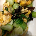 はに333's cooksnap of when they made 青梗菜と卵のオイスター炒め.