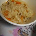 ほのけんmama's cooksnap of when they made 簡単松茸飯☆お吸い物で炊き込みご飯.