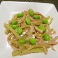 ジョングレ's cooksnap of when they made セロリとハムのマヨ・粒マスタード和え.