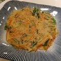 たなりゆ's cooksnap of when they made ☆ニラと桜えびのお焼き☆.