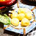 makichihua's cooksnap of when they made ●里芋と木綿豆腐の甘辛焼き煮●.