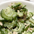 yochiのしっぽ's cooksnap of when they made 無限ゴーヤサラダ　ゴーヤとツナのマヨ和え.
