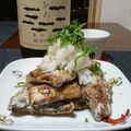 ダイナマイト漆黒's cooksnap of when they made さんまの大葉おろし唐揚げ.
