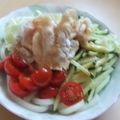 きらり流れ星's cooksnap of when they made 豚しゃぶのゴマだれうどん.