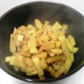 きんぐふぃっしゃー's cooksnap of when they made 炊き立てご飯に！変身～たくあんの古漬け.