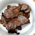 はるこ⁂'s cooksnap of when they made 袋一つでノンオイル！おからの板チョコ風.