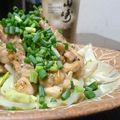 ダイナマイト漆黒's cooksnap of when they made せせり・キャベツ・もやしの柚子胡椒炒め.